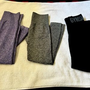 • Gymshark and everyday leggings.